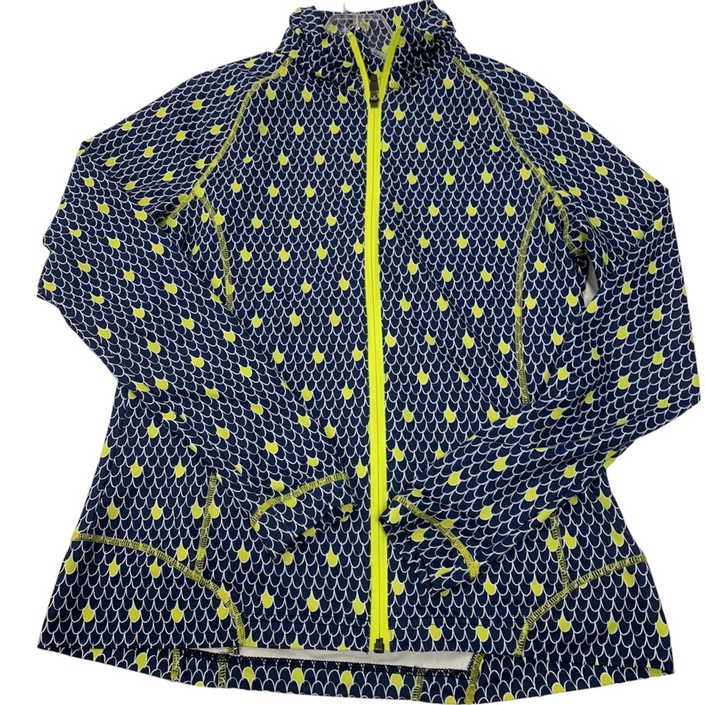 Peter Millar Wicking Blue and Yellow Golf Jacket women’s